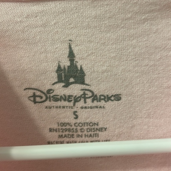 Disney Parks Minnie Mouse Pink 100% Cotton Short Sleeve T-Shirt Size Small - Picture 3 of 4